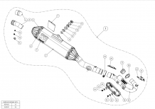 Akrapovic Racing Line Titanium Volledig Uitlaatsysteem zonder E-keur Kawasaki KX 250 F 2017 > 2020