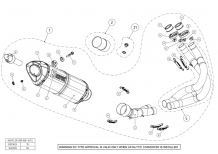 Akrapovic Racing Line Titanium Volledig Uitlaat Systeem met E-keur Kawasaki ER-6 N / F 2012 - 2016
