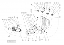 Akrapovic Racing Line Titanium Volledig Uitlaatsysteem zonder E-keur Suzuki GSX-R 1000 2017 > 2025