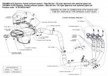 Akrapovic Slip-on Line Titanium Einddemper met E-keur Triumph Daytona 675 / R 2006 > 2012