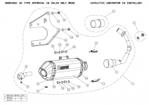 Akrapovic Racing Line RVS Black Volledig Uitlaatsysteem met E-keur Vespa Primavera 125ie 3V 2017 - 2020