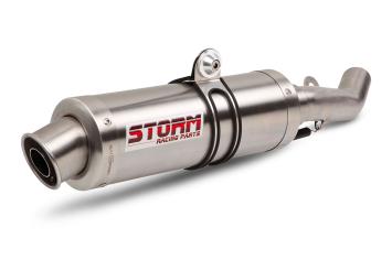 Storm by Mivv GP RVS Slip-on Einddemper met E-keur Suzuki GSX 1250 FA BANDIT 2009 > 2016