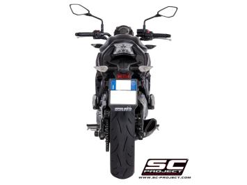 SC-Project Volledig 2-1 RVS Uitlaatsysteem Met SC1-R GT Titanium Matt Black Einddemper Euro4 Gekeurd KAWASAKI Z 650 2017 - 2019