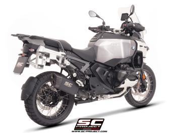 SC-Project Adventure-R Titanium Matt Black Slip-On Einddemper Compatible With Original Side-cases Euro5+ Gekeurd BMW R 1300 GS ADVENTURE 2025