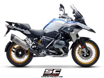 SC-Project Adventure Titanium Slip-On Einddemper Euro5 Gekeurd BMW R 1250 GS / ADVENTURE 2020 - 2024
