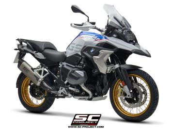 SC-Project Adventure Titanium Slip-On Einddemper Euro5 Gekeurd BMW R 1250 GS / ADVENTURE 2020 - 2024
