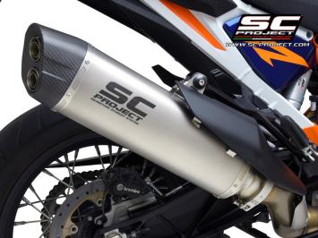 SC-Project Adventure Titanium Slip-On Einddemper Euro5 Gekeurd KTM 1290 SUPER ADVENTURE S 2021 - 2024
