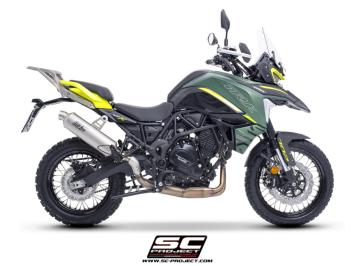 SC-Project Rally-S Titanium Slip-On Einddemper Euro5 Gekeurd BENELLI TRK 702 / 702 X 2023 - 2024