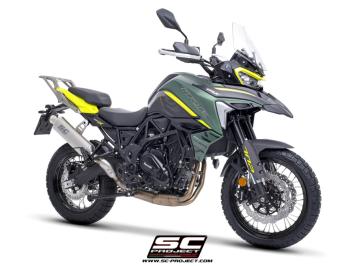 SC-Project Rally-S Titanium Slip-On Einddemper Euro5 Gekeurd BENELLI TRK 702 / 702 X 2023 - 2024