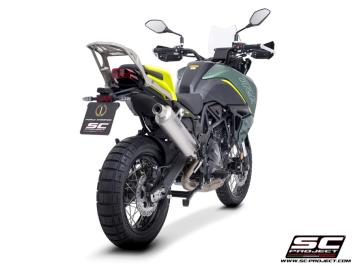 SC-Project Rally-S Titanium Slip-On Einddemper Euro5 Gekeurd BENELLI TRK 702 / 702 X 2023 - 2024