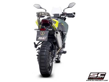 SC-Project Rally-S Titanium Slip-On Einddemper Euro5 Gekeurd BENELLI TRK 702 / 702 X 2023 - 2024