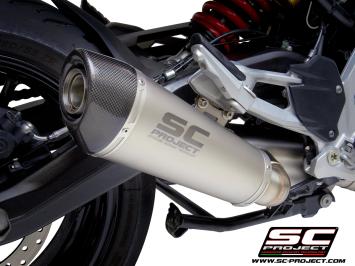 SC-Project Conic Titanium Slip-On Einddemper Euro5 Gekeurd BMW F 900 R 2020 - 2024
