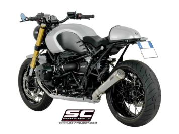 SC-Project Conico 70s RVS Slip-On Einddemper Met E-keur BMW R NINE T 2014 - 2016