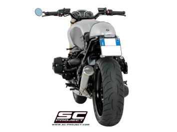 SC-Project Conico 70s RVS Slip-On Einddemper Met E-keur BMW R NINE T 2014 - 2016
