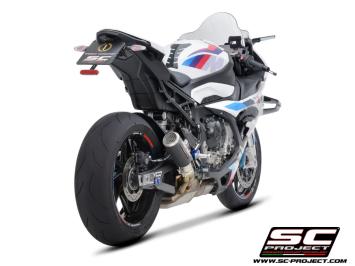 SC-Project CR-T Carbon With Stoneguard Grid Slip-On Einddemper Euro5 Gekeurd BMW S 1000 RR 2023 - 2024