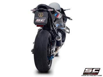 SC-Project CR-T Carbon With Stoneguard Grid Slip-On Einddemper Euro5 Gekeurd BMW M 1000 RR 2020 - 2024
