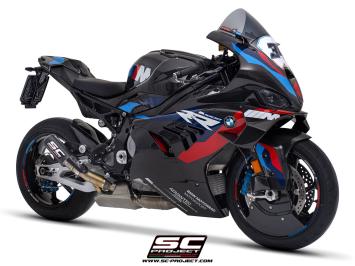 SC-Project CR-T Carbon With Stoneguard Grid Slip-On Einddemper Euro5 Gekeurd BMW M 1000 RR 2020 - 2024
