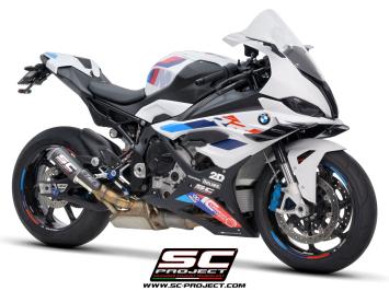 SC-Project CR-T Carbon With Stoneguard Grid Slip-On Einddemper Euro5+ Gekeurd BMW S 1000 RR 2025
