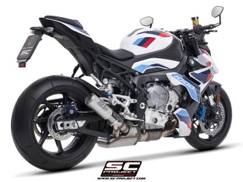 SC-Project CR-T Titanium With Stoneguard Grid Slip-On Einddemper Zonder E-keur BMW M 1000 R 2023 - 2024