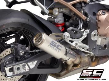 SC-Project CR-T Titanium With Stoneguard Grid Slip-On Einddemper Euro4 Gekeurd BMW S 1000 RR 2019 - 2020