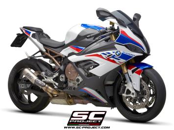 SC-Project CR-T Titanium With Stoneguard Grid Zonder E-keur BMW S 1000 RR 2020 - 2022