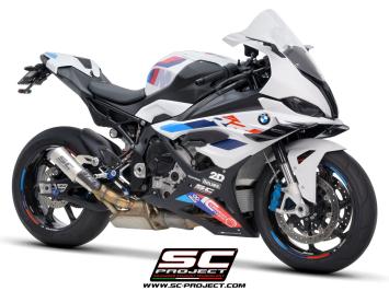 SC-Project CR-T Titanium With Stoneguard Grid Slip-On Einddemper Euro5+ Gekeurd BMW S 1000 RR 2025