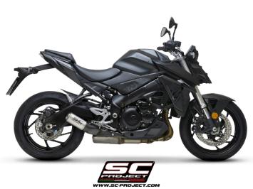 SC-Project CR-T Titanium With Stoneguard Grid Slip-On Einddemper Euro5 Gekeurd SUZUKI GSX-S 950 2021 - 2023