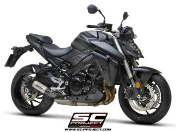 SC-Project CR-T Titanium With Stoneguard Grid Slip-On Einddemper Euro5 Gekeurd SUZUKI GSX-S 950 2021 - 2023