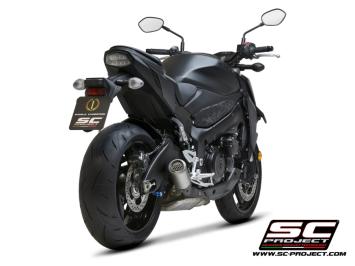 SC-Project CR-T Titanium With Stoneguard Grid Slip-On Einddemper Euro5 Gekeurd SUZUKI GSX-S 950 2021 - 2023