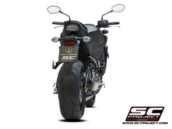 SC-Project CR-T Titanium With Stoneguard Grid Slip-On Einddemper Euro5 Gekeurd SUZUKI GSX-S 950 2021 - 2023