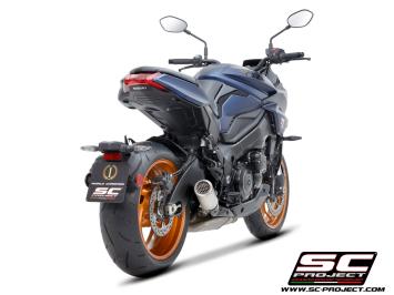 SC-Project CR-T Titanium With Stoneguard Grid Slip-On Einddemper Euro5+ Gekeurd SUZUKI KATANA 2025