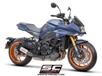 SC-Project CR-T Titanium With Stoneguard Grid Slip-On Einddemper Euro5+ Gekeurd SUZUKI KATANA 2025
