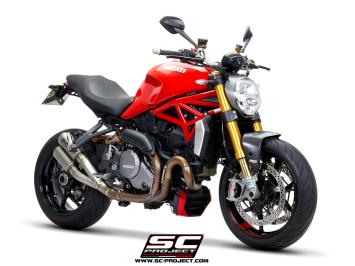 SC-Project CR-T Dual Titanium Einddemper zonder E-keur Ducati Monster 1200 R 2016
