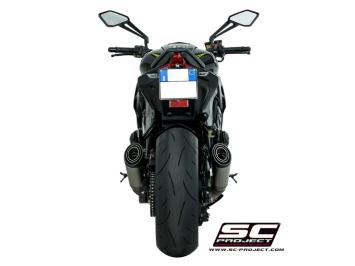 SC-Project Dubbele S1 Titanium Slip-On Einddemper Euro4 Gekeurd KAWASAKI Z 1000 2017 - 2020