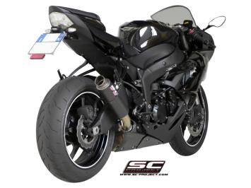 SC-Project GP-M2 Carbon Slip-On Einddemper Met E-keur KAWASAKI NINJA ZX-6R 2009 - 2012