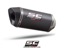 SC Project SC1-M Carbon Einddemper met E-keur Honda CBR 500 R 2019 - 2020