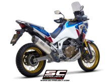 SC Project Adventure Titanium EInddemper met E-keur Honda CRF 1100 L Africa Twin Adventure Sports 2020 - 2022