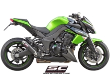 SC Project GP M2 Dubbele Carbon Slip-on Einddemper Set met E-keur Kawasaki Z1000 2010 > 2013