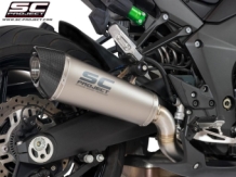 SC-Project Conic Titanium Einddemper Set Links + Rechts met E-keur voor Kawasaki Z 1000 SX 2017 - 2020