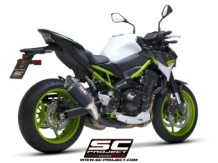 SC Project SC1-S Carbon Einddemper met E-keur Kawasaki Z900 2020 - 2022