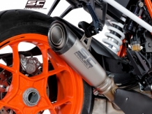 SC Project S1 Titanium Slip-on Einddemper met Euro4 Keuring KTM 1290 Superduke R 2017 > 2019