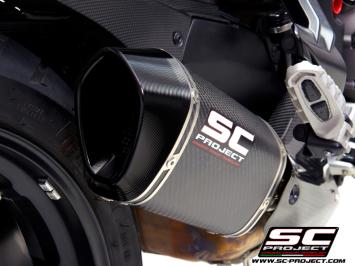 SC-Project MTR Carbon With CNC Machined Endcap Slip-On Einddemper Euro4 Gekeurd DUCATI MULTISTRADA 1260 2018 - 2020