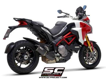 SC-Project MTR Carbon With CNC Machined Endcap Slip-On Einddemper Euro4 Gekeurd DUCATI MULTISTRADA 1260 2018 - 2020