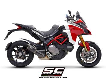 SC-Project MTR Carbon With CNC Machined Endcap Slip-On Einddemper Euro4 Gekeurd DUCATI MULTISTRADA 1260 2018 - 2020