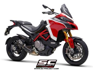 SC-Project MTR Carbon With CNC Machined Endcap Slip-On Einddemper Euro4 Gekeurd DUCATI MULTISTRADA 1260 2018 - 2020