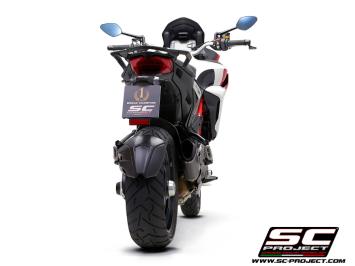 SC-Project MTR Carbon With CNC Machined Endcap Slip-On Einddemper Euro4 Gekeurd DUCATI MULTISTRADA 1260 2018 - 2020