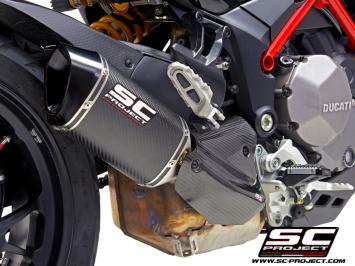 SC-Project MTR Carbon With CNC Machined Endcap Slip-On Einddemper Euro4 Gekeurd DUCATI MULTISTRADA 1260 2018 - 2020