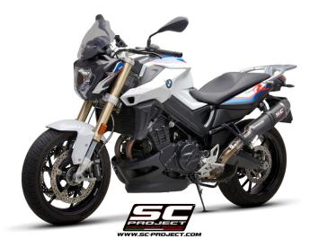 SC-Project Oval Carbon Slip-On Einddemper Euro4 Gekeurd BMW F 800 R 2017 - 2020