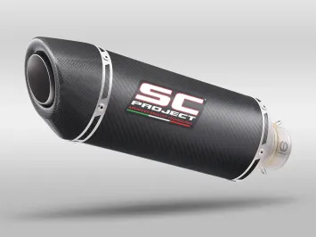 SC-Project Oval Carbon Slip-On Einddemper Euro5 Gekeurd HONDA CB 500 X 2021 - 2024