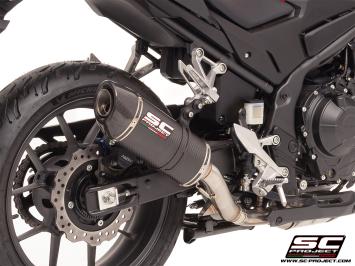 SC-Project Oval Carbon Slip-On Einddemper Euro5+ Gekeurd HONDA CB 500 HORNET 2024 - 2025